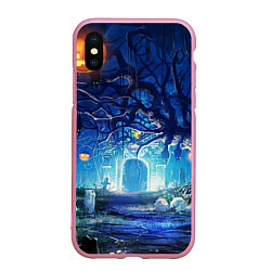 Чехол iPhone XS Max матовый Ночь Halloween