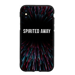 Чехол iPhone XS Max матовый Spirited Away infinity