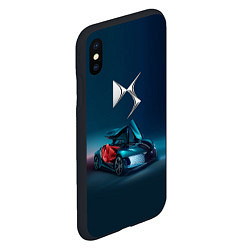 Чехол iPhone XS Max матовый Citroen DS Spirit Concept, цвет: 3D-черный — фото 2