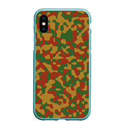 Чехол iPhone XS Max матовый Камуфляж WW2 German