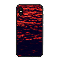 Чехол iPhone XS Max матовый Sunset Wave