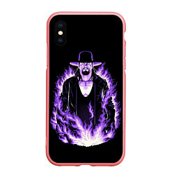 Чехол iPhone XS Max матовый The phenom undertaker, цвет: 3D-баблгам