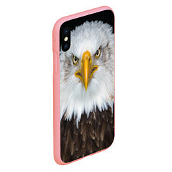 Чехол iPhone XS Max матовый Орёл в отражении, цвет: 3D-баблгам — фото 2