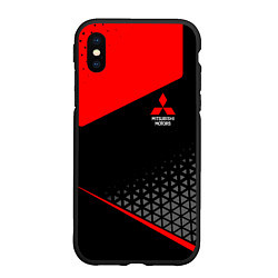 Чехол iPhone XS Max матовый Mitsubishi - Sportwear