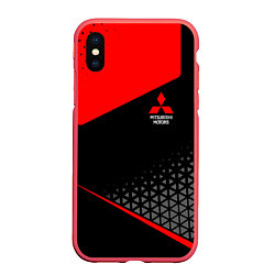 Чехол iPhone XS Max матовый Mitsubishi - Sportwear