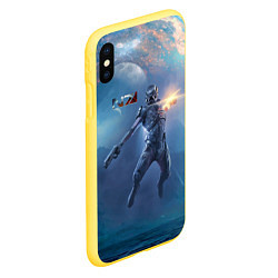 Чехол iPhone XS Max матовый Mass Effect Andromeda - Character, цвет: 3D-желтый — фото 2
