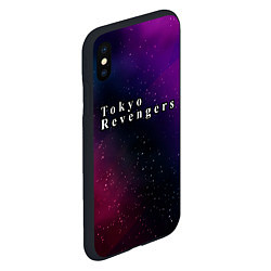 Чехол iPhone XS Max матовый Tokyo Revengers gradient space, цвет: 3D-черный — фото 2