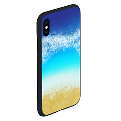 Чехол iPhone XS Max матовый Sea lagoon, цвет: 3D-черный — фото 2