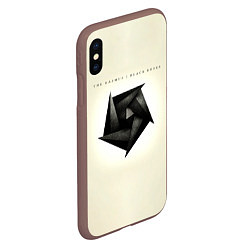 Чехол iPhone XS Max матовый Black Roses - The Rasmus, цвет: 3D-коричневый — фото 2