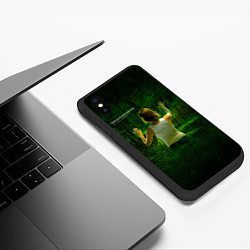 Чехол iPhone XS Max матовый The Art of Breaking - Thousand Foot Krutch, цвет: 3D-черный — фото 2