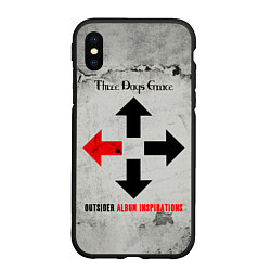 Чехол iPhone XS Max матовый Outsider Album Inspirations - Three Days Grace