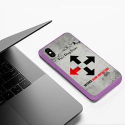 Чехол iPhone XS Max матовый Outsider Album Inspirations - Three Days Grace, цвет: 3D-фиолетовый — фото 2