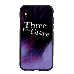 Чехол iPhone XS Max матовый Three Days Grace lilac