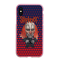 Чехол iPhone XS Max матовый Slipknot clown
