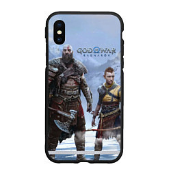 Чехол iPhone XS Max матовый God of war ragnarok-God of War: Рагнарёк