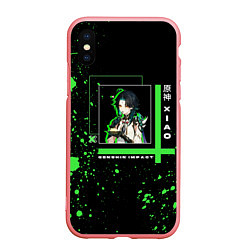 Чехол iPhone XS Max матовый Genshin Impact: Xiao, цвет: 3D-баблгам