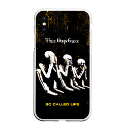 Чехол iPhone XS Max матовый So Called Life - Three Days Grace