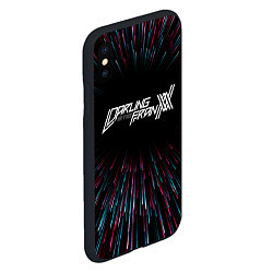 Чехол iPhone XS Max матовый Darling in the FranXX infinity, цвет: 3D-черный — фото 2