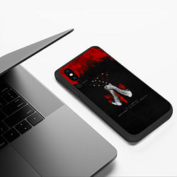 Чехол iPhone XS Max матовый Goner - Twenty One Pilots, цвет: 3D-черный — фото 2