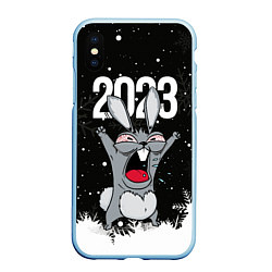 Чехол iPhone XS Max матовый Злой кролик 2023