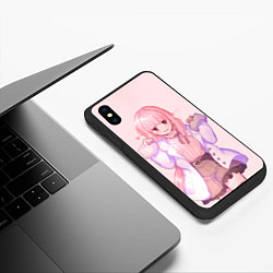 Чехол iPhone XS Max матовый Art Iroha Tamaki - Записи о магии Девочка-волшебни, цвет: 3D-черный — фото 2