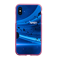 Чехол iPhone XS Max матовый Космическое пространство - NASA - Planet