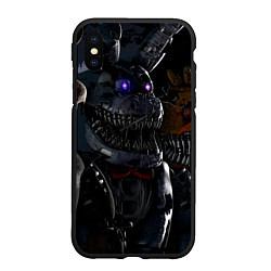 Чехол iPhone XS Max матовый Кошмарный Бoнни