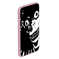 Чехол iPhone XS Max матовый Death Note - Рюк, цвет: 3D-розовый — фото 2