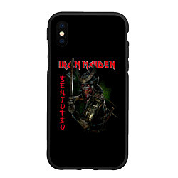 Чехол iPhone XS Max матовый Iron Maiden Senjutsu samurai