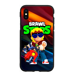 Чехол iPhone XS Max матовый Buster Brawl stars