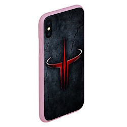 Чехол iPhone XS Max матовый Quake 3 arena, цвет: 3D-розовый — фото 2