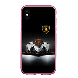 Чехол iPhone XS Max матовый Lamborghini Egoista - Italy