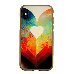 Чехол iPhone XS Max матовый Your heart