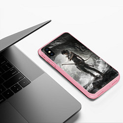 Чехол iPhone XS Max матовый Лара Крофт, цвет: 3D-баблгам — фото 2