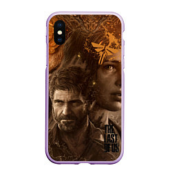 Чехол iPhone XS Max матовый Джоэл и Элли - The Last of Us