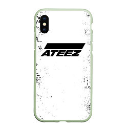 Чехол iPhone XS Max матовый Ateez black and white