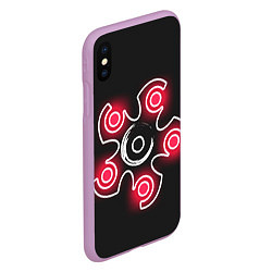 Чехол iPhone XS Max матовый Rainbow Six Siege - Hibana, цвет: 3D-сиреневый — фото 2