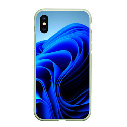 Чехол iPhone XS Max матовый Win 11 заставка