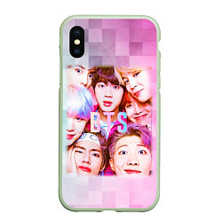 Чехол iPhone XS Max матовый BTS K-pop