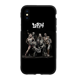 Чехол iPhone XS Max матовый Lordi band