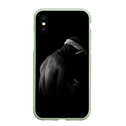 Чехол iPhone XS Max матовый 2Pac Тупак Шакур