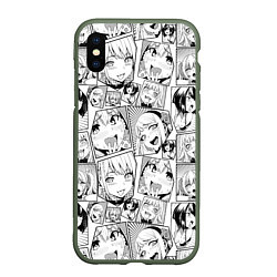 Чехол iPhone XS Max матовый Anime hentai ahegao