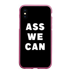 Чехол iPhone XS Max матовый Ass We Can