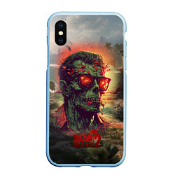 Чехол iPhone XS Max матовый Dead island 2 zombie