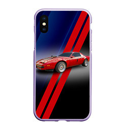 Чехол iPhone XS Max матовый Американский маслкар Pontiac Firebird 3 поколение