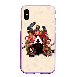 Чехол iPhone XS Max матовый Apex братва