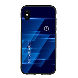 Чехол iPhone XS Max матовый Mercedes Benz sign