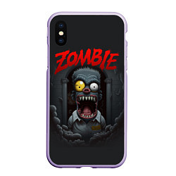 Чехол iPhone XS Max матовый Барт Симпсон зомби