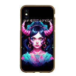 Чехол iPhone XS Max матовый Fantasy girl - my escapism