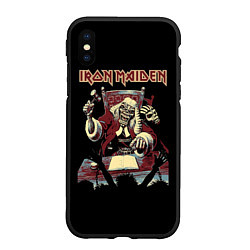 Чехол iPhone XS Max матовый Iron Maiden - судья